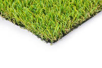 anti-uv autumn yellow artificial green grass carpet for garden and hotel ENOCH 25MM